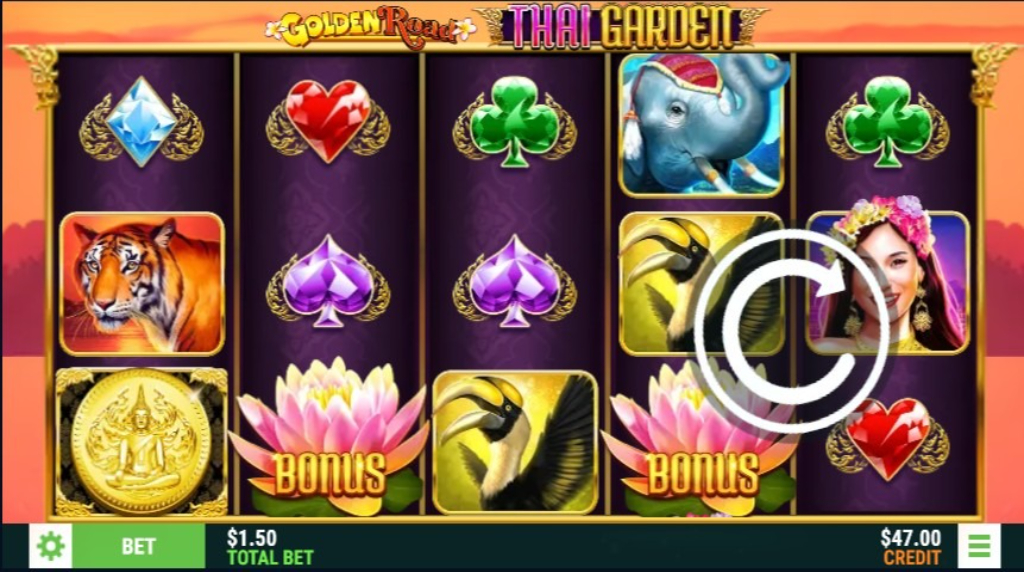 Thai Garden slot dezvoltat de Slot Factory