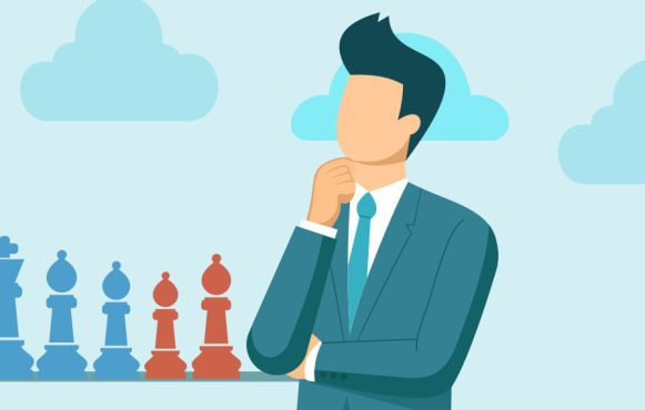 Un grup de persoane analizând tendințele și graficele, simbolizând luarea deciziilor și discuțiile strategice.