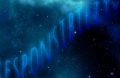 Text “RESPONSABILITATE” pe fon stelar albastru