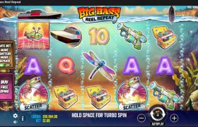 Screenshot de la noul slot Big Bass Reel Repeat de la Pragmatic Play software