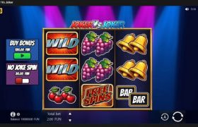 Screenshot de la slotul Joker Vs Joker dezvoltat de BGaming