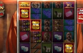 San Quentin slot cu megaways, multiplicatori și plată cluster