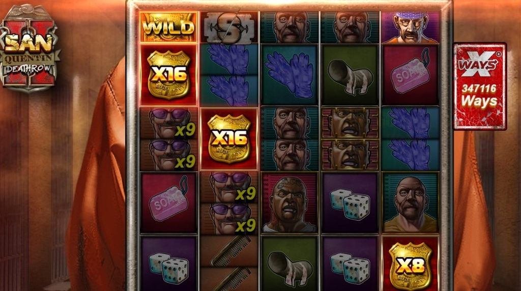 San Quentin slot cu megaways, multiplicatori și plată cluster