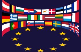 Steagurile țărilor europene și simbolul Uniunii Europene