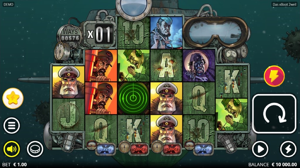 Screenshot cu noul slot Das xBoot 2 dezvoltat de Nolimit City