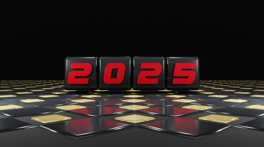 Cuburi care formează numărul 2025