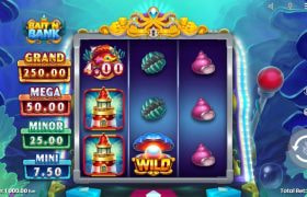 Screenshot cu noul slot Bait ’N’ Bank dezvoltat de Push Gaming