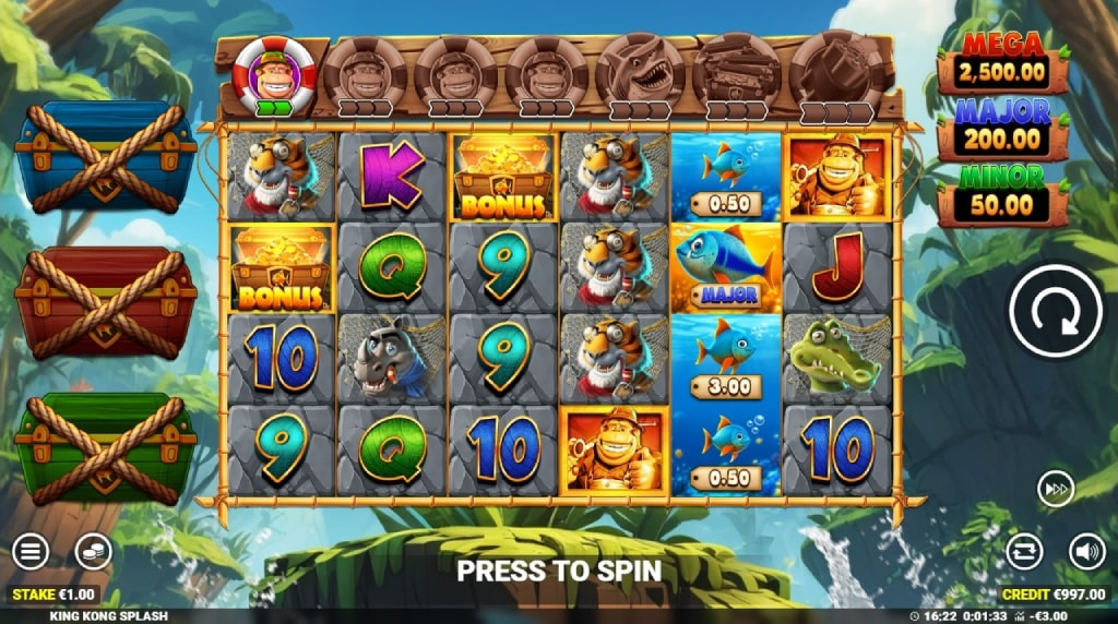 Screenshot cu simbolul bonus al slotului King Kong Splash