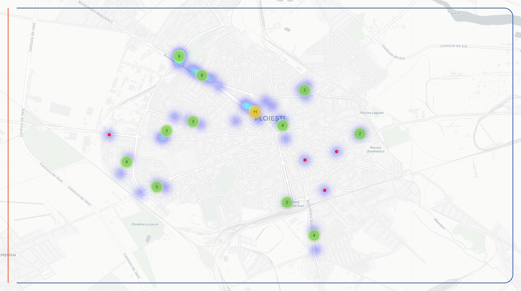 Heatmap Orase Ploiesti