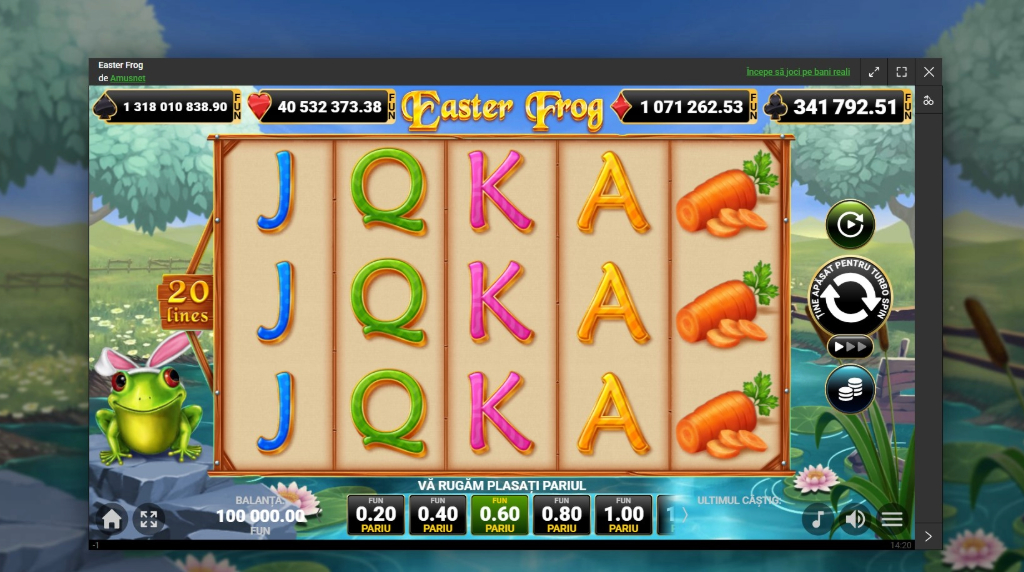 Easter Frog de la Amusnet