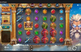 Screenshot cu noul slot Gates of Power dezvoltat de BGaming