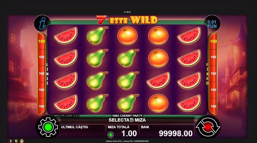 Slotul 100x Cherry Party de la CT Interactive