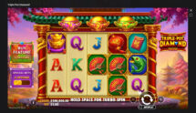 Screenshot cu noul slot Triple Pot Diamond dezvoltat de Pragmatic Play