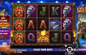 Screenshot cu noul slot Wild Skullz dezvoltat de Pragmatic Play