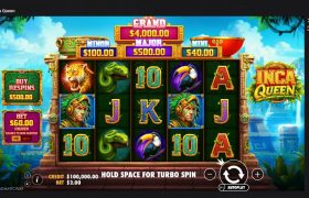 Screenshot cu noul slot Inca Queen dezvoltat de Pragmatic