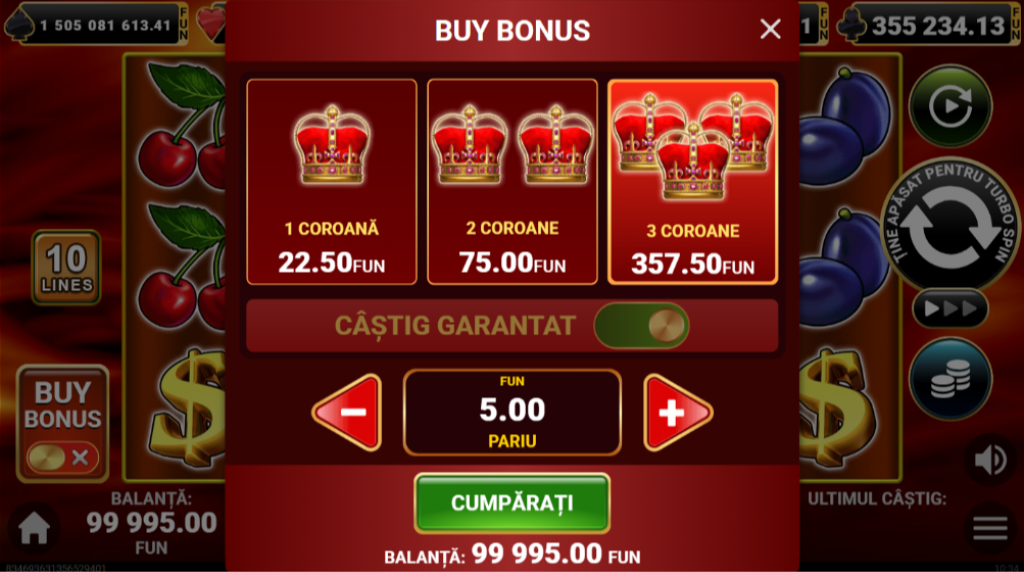 Shining Crown Buy Bonus