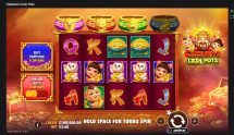 Screenshot cu noul slot Caishen’s Cash Pots dezvoltat de Pragmatic