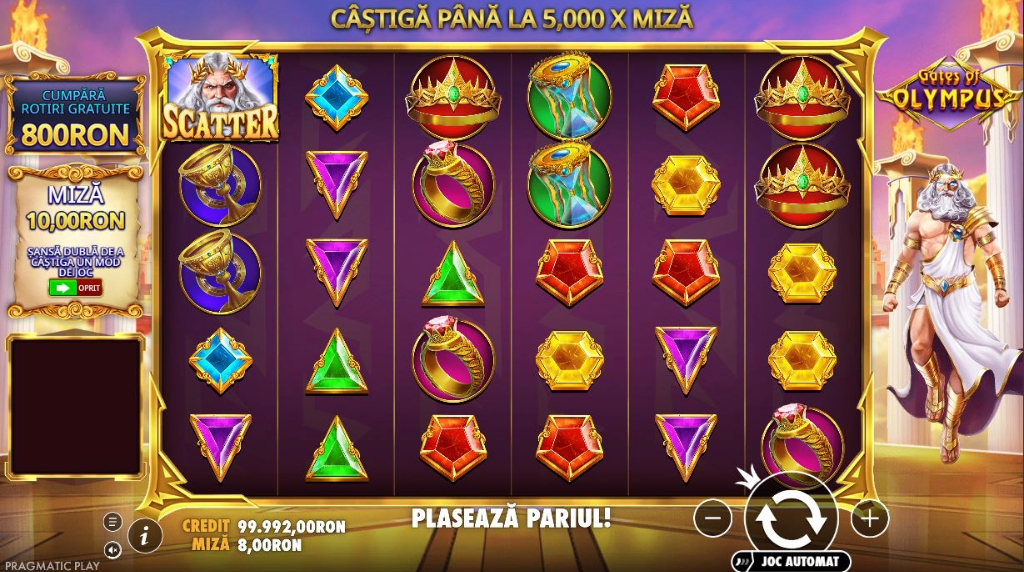 Gates of Olympus slot care plătește bine