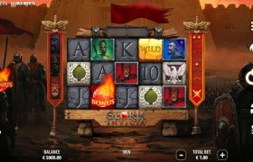 Screenshot cu noul slot Gloria Invicta dezvoltat de Quickspin
