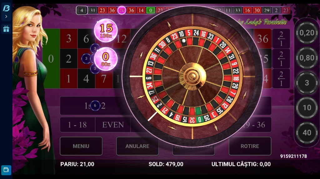 Lucky Lady Roulette de la Greentube