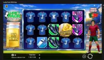 Screenshot cu noul slot Lucky Pack 2026 Cup dezvoltat de BGaming