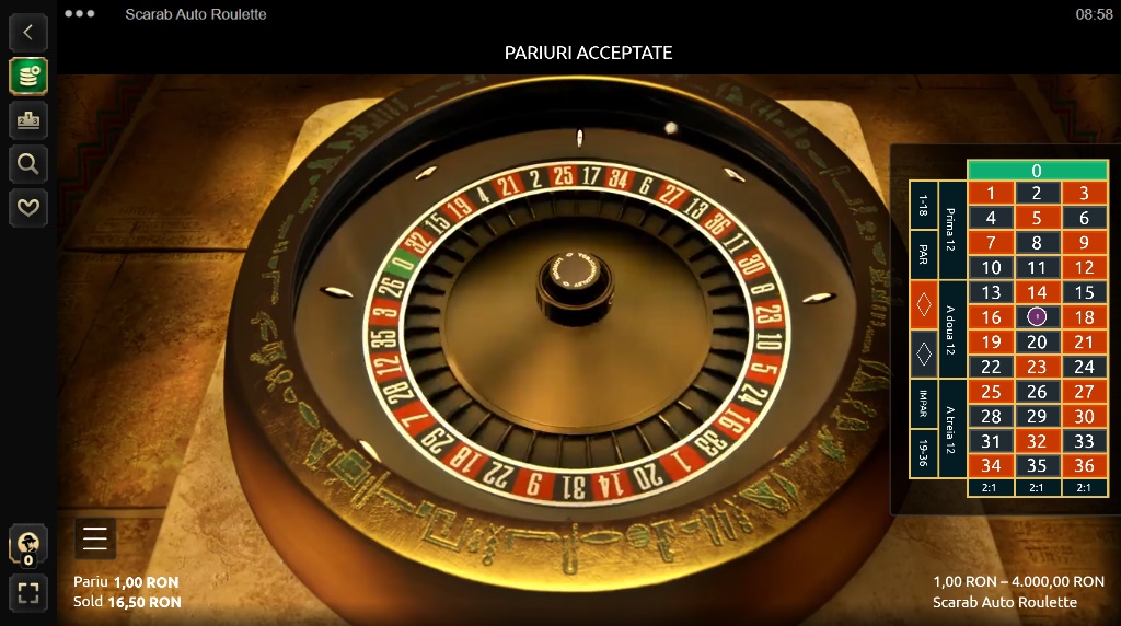Scarab Auto Roulette de la Games Global