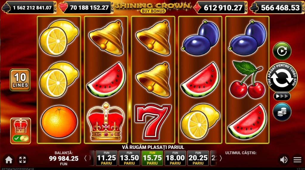 Shining Crown Bonus Buy slot care plătește bine