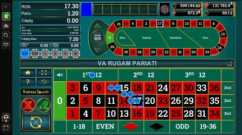 Virtual Roulette de la Amusnet
