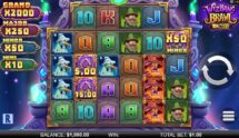 Screenshot cu noul slot Wizbang Brawl 10K Ways de la ReelPlay