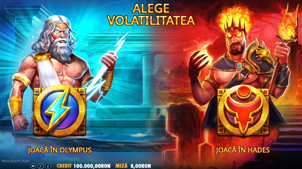 Zeus vs Hades Gods of War slot care plătește bine