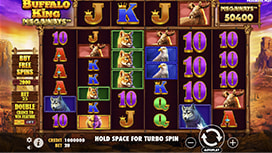 Buffalo King Megaways online slot available at Jackpota