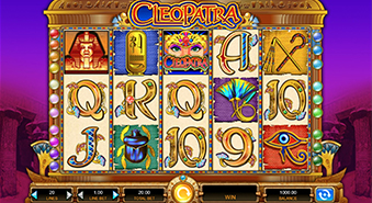 Cleopatra online slot available at Borgata