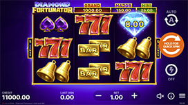 Diamond Fortunator online slot available at Jackpota