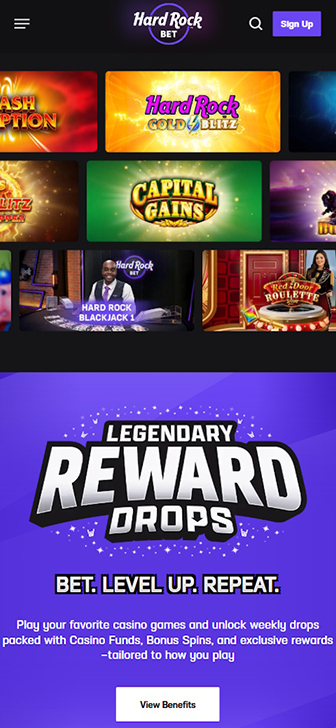 Hard Rock Bet Reward Drops