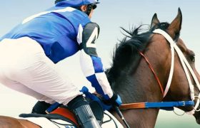 Jockey on a horse