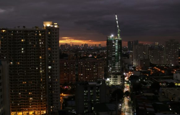 Manilla skyline at night