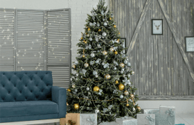 Christmas Tree with Ornaments