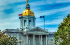 New Hampshire State House in Concord, New Hampshire