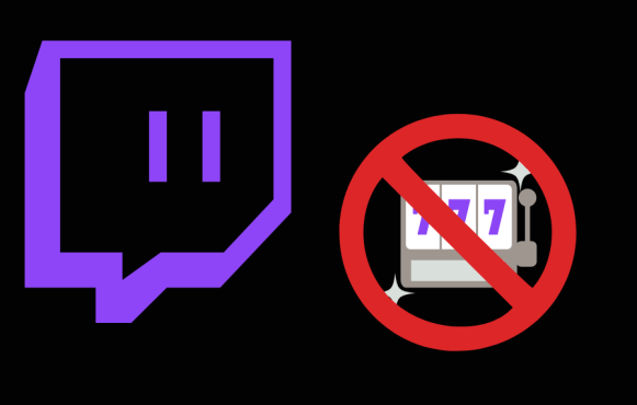 Twitch logo and gambling icon banned