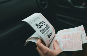 Looking through lottery tickets