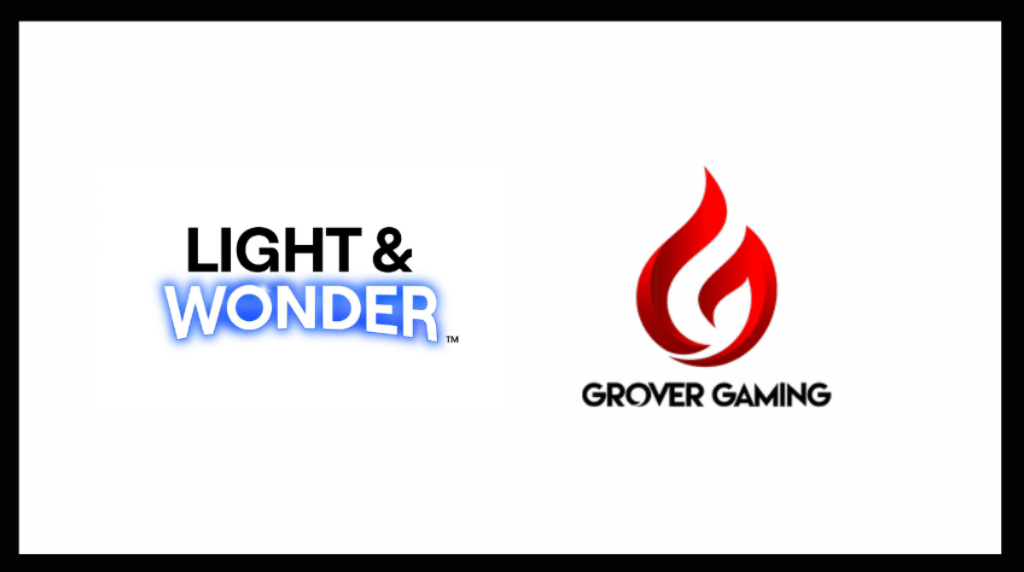 Light & Wonder and Grover Gaming logos