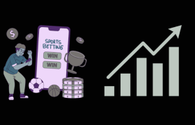 Increase in sports betting total handle and revenue