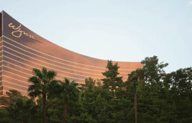 Wynn Las Vegas in the afternoon sun.