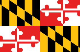 Maryland flag and coat of arms image