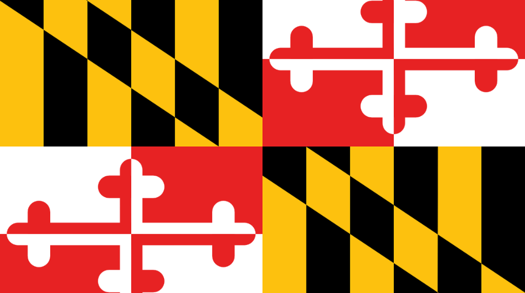 Maryland flag and coat of arms image