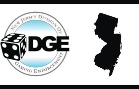New Jersey Division of Gaming Enforcement logo and state map