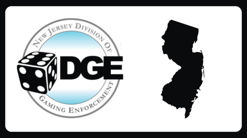 New Jersey Division of Gaming Enforcement logo and state map