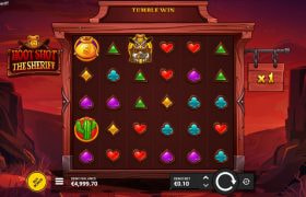 Screenshot from the New Hoot Shoot The Sheriff game by Backseat Gaming