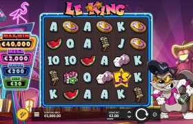 Screenshot from the New Le King Slot by Hacksaw Gaming