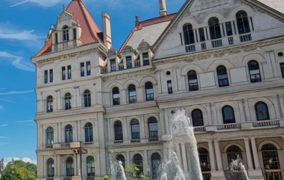 New York state capitol in Albany